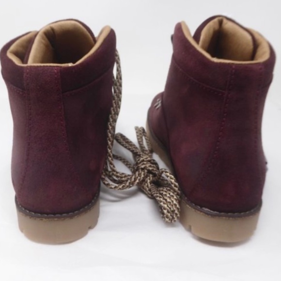 SALE Birkenstock Jackson Ochre Burgundy Red Leather Ankle Boots EU 36 US 5 NEW - Picture 6 of 15